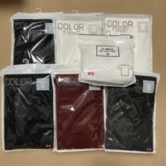 新品未使用 UNIQLO ユニクロ　カラーTシャツ　Mサイズ　7枚セット売り