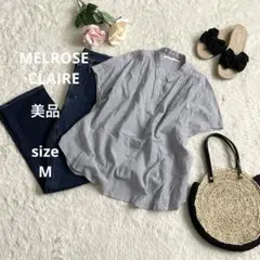 美品☆MELROSE CLAIRE スキッパー プルオーバー M 期間限定価格