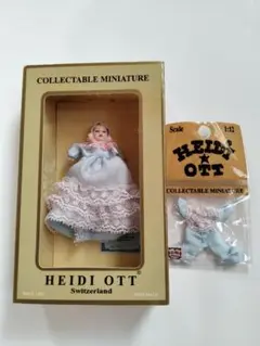 赤ちゃんとベビー服 ハイジオット 1/12 ミニチュア ベビードール