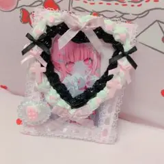 ピンク　黒　地雷　ホイップデコ