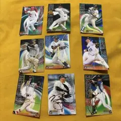 プロ野球チップス2019 サイン✖️6 キラ✖️3 西川レアード今宮福留小川井上福留