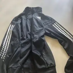 adidas ブラック ジャージジャケット