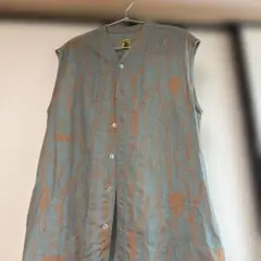 木 木の実柄 ワンピース