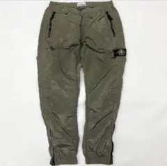 ストーンアイランド ナイロン メタル トラック パンツ L オリーブ 19ss