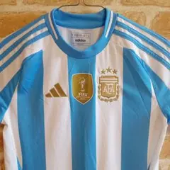 アルゼンチン代表 2024 ユニフォーム ホーム 半袖 レプリカ ジュニア