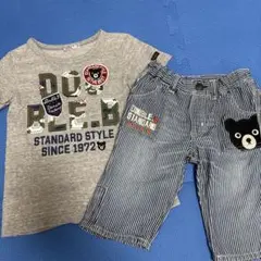 ダブルビー　Tシャツ　ハーフパンツ