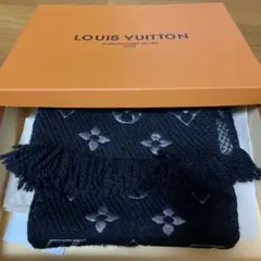 LOUIS VUITTON ルイヴィトン マフラー ブラック