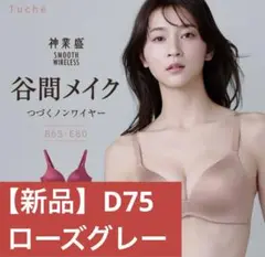 GUNZE グンゼ ノンワイヤーブラジャー Tuche 神業盛 D75