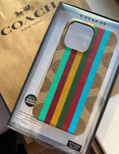 COACH コーチ iPhone13Pro iPhone ケース シグネチャー