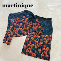 martinique マルティニーク 花柄 セットアップ 1 日本製 薄手