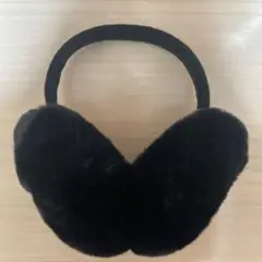 ブラック　耳あて　イヤーマフ　美品