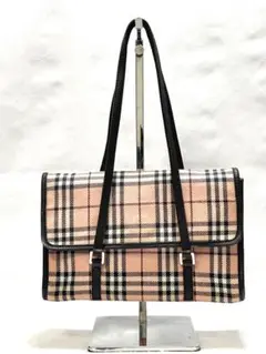 Burberry バーバリーブルーレーベル ノバチェック ミニハンドバッグ