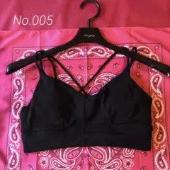 ★ブラック クロス ストラップブラジャー XL ダンス・ヨガレッスン着に★
