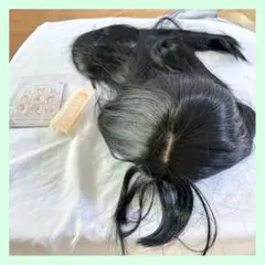 ☆ブラック ウィッグ ロング ストレート 黒髪 レディーズ かつら 黒色
