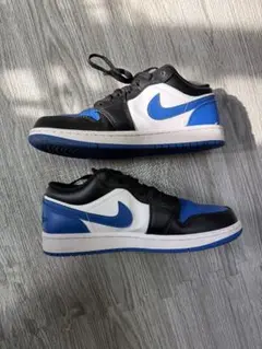 Nike Air Jordan 1 Low 青/黒/白　25cm