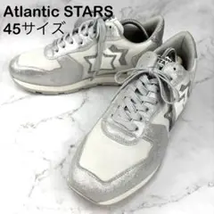【美品】Atlantic STARS スニーカー 45 29 ホワイト/シルバー
