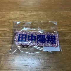 東京ヤクルトスワローズ　田中陽翔　選手ネームラメアクリルキーホルダー