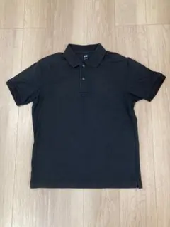UNIQLO ブラック カノコポロシャツ S