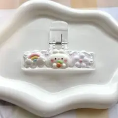 ホイップデコ クリップ マルチクリップ うさぎ 白