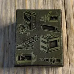 アメリカ アンティーク メタル スタンプ 活版 U⑱ モーター系 パーツ 当時物
