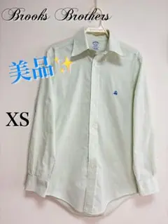 美品✨ブルックスブラザーズ ボタンダウンシャツ 長袖グリーン XS送料込み