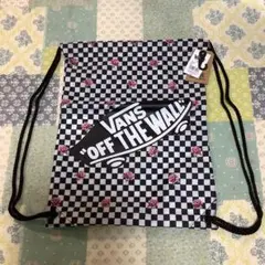 未使用 VANS ナップサック 薔薇柄 巾着 薔薇 ローズ