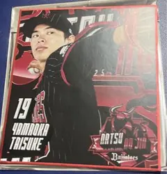 オリックス　夏の陣　ミニ色紙　山岡泰輔