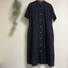 スタディオクリップ ドットシャツワンピース