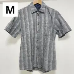 【美品】Mサイズ チェック柄 半袖シャツ