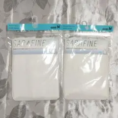 新品 ユニクロ サラファインキャミソール 白 M 2点セット