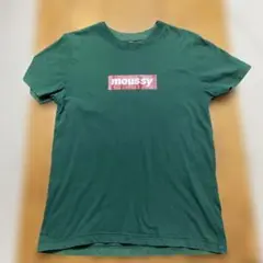 MOUSSY 半袖Tシャツ緑フリーサイズ