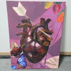 現代アート 心臓の絵画