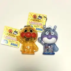【新品未使用】シャカシャカキーホルダー　アンパンマンバイキンマン