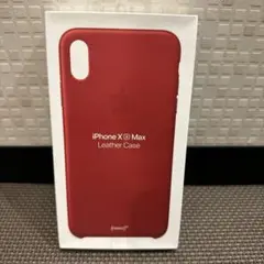 iPhone Xs Max 純正レザーケース