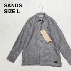 【新品未使用】サンズシガービートル　ヘンプシャンブレーシャツ　開襟（1567）