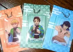 鬼滅の刃アクリルチャーム3点セット　ファミリーマート限定