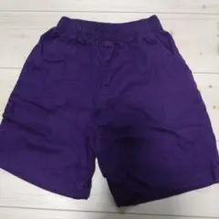 GUハーフパンツ　紫140