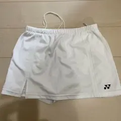 ヨネックス スコート ホワイト O XL インナーパンツあり