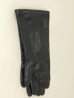 LANVIN レザー ブラック 手袋 ペア