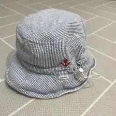 ミキハウス 帽子 ベビー 46㎝ リバーシブルハット