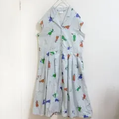 ビュルデサボン　ワンピース　ロング　日本製　ゆったり　涼しい