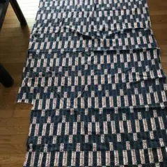 ヒンディー　布　青