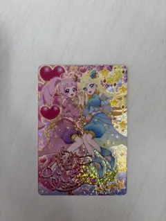おまけつき　ひみつのアイプリ　おとぎばなしアラビアンナイトピンク　サインカード