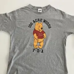 【美品】anvil プーさん　ビンテージ　平成　Tシャツ　USA L 古着