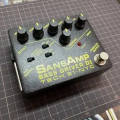 TECH 21 NYC SansAmp BASS DRIVER DI(ジャンク) Tech 21 SansAmp Bass Driver DI Distortion Guitar Effect