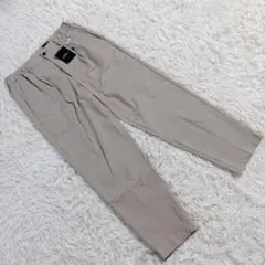 新品 【ラコレ】 (XL) きれいめウエストゴム入ストレッチパンツ