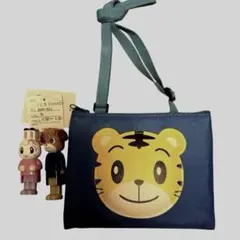しまじろう☆ポシェット　ショルダーバッグ ブルー(おまけ付き)