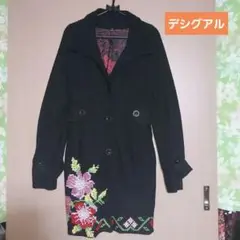 刺繍が綺麗 コート デシグアル