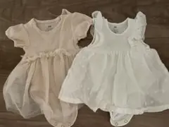 H&M ロンパース・カバーオール 2点セット