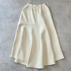 美品　美シルエットダンボールニットフレアスカート　リリディア⑦